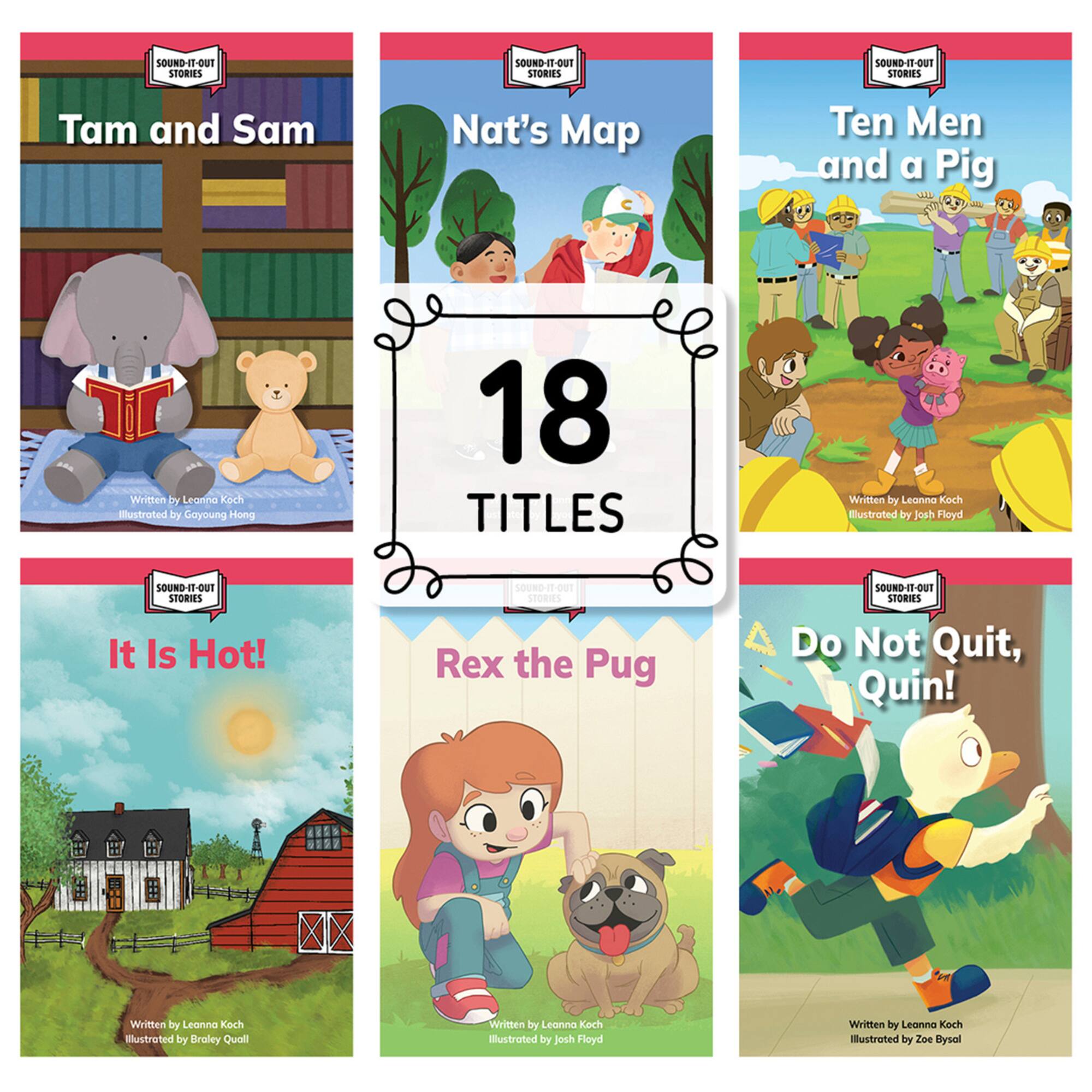 Creative Teaching Press® Sound-It-Out Stories Decodable Readers, Set of 18